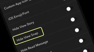 snapchat pro hide view snap